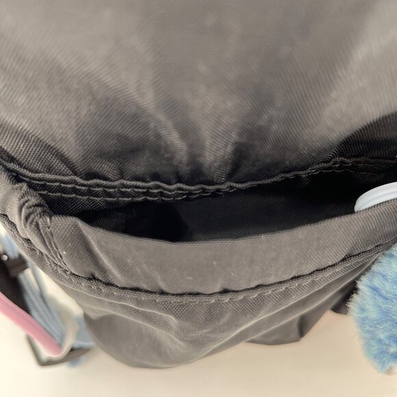 Kipling Seoul Backpack Nylon Iridescent Logo Adjustable Straps Laptop Sleeve - Picture 7 of 15